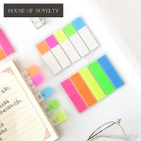 fresh rainbow color memo pad sticky notes memo notebook stationery papelaria escolar school supplies
