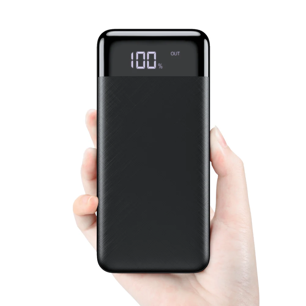 FLOVEME 10000 мАч mi ni power Bank Портативная зарядка mi power bank повербанк Внешняя батарея зарядное устройство для iPhone Xiao mi huawei - Цвет: Slim Powerbank