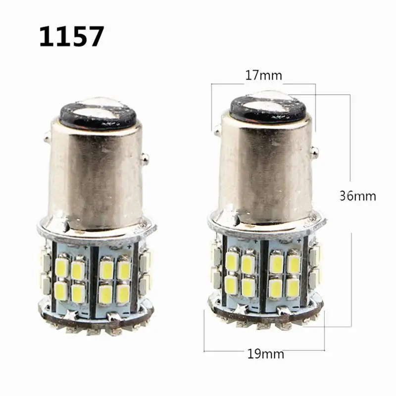 Супер яркий автомобильный стоп-сигнал BAY15D 1157 50SMD 1206 светодиодный светильник