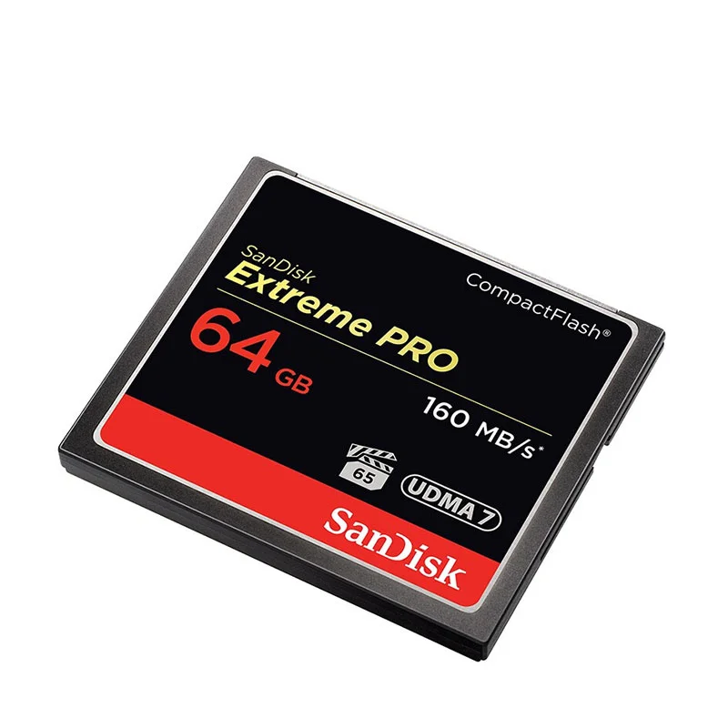 Sandisk Extreme Pro Compact Flash CF карта 128 Гб 64 ГБ 32 памяти 160 МБ/с./с 1067X поддержка 4K Full HD видео SLR