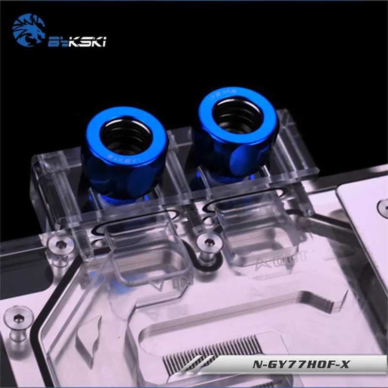 Bykski полный охват GPU водный блок для GALAX GTX760 770 680 HOF видеокарта N GY77HOF X|Кулеры и