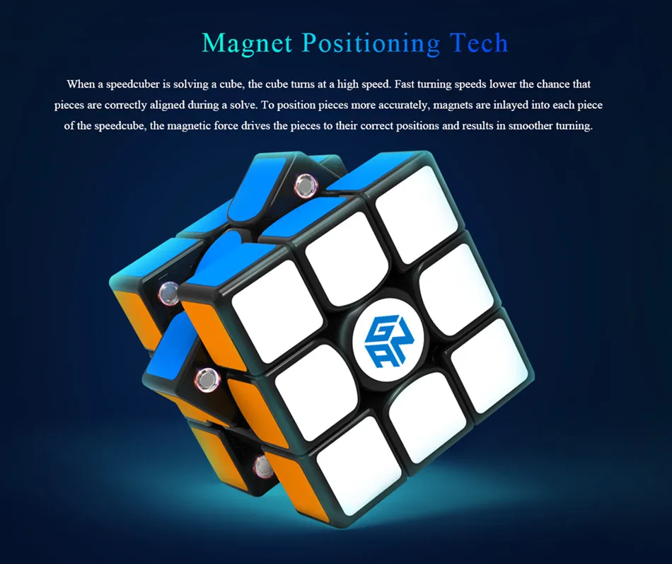 Gan 356 X Магнитный 3x3x3 куб магический скоростной куб игрушка Профессиональный Gans Cubo скоростной куб Magico Gan 356x r