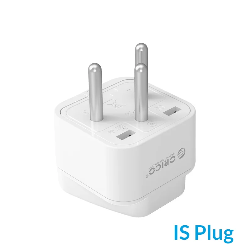 ORICO Международная розетка AU/BR/IN/IS/IT/UK/US переходник конвертер - Цвет: IS Plug