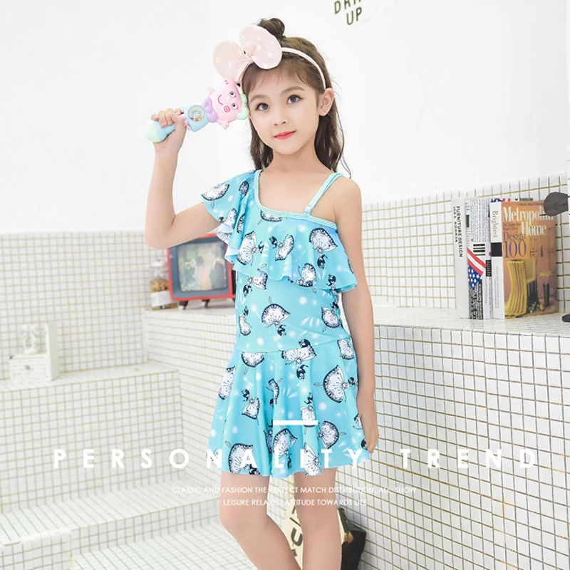 Детский сексуальный комплект бикини платье принцессы для плавания девочек