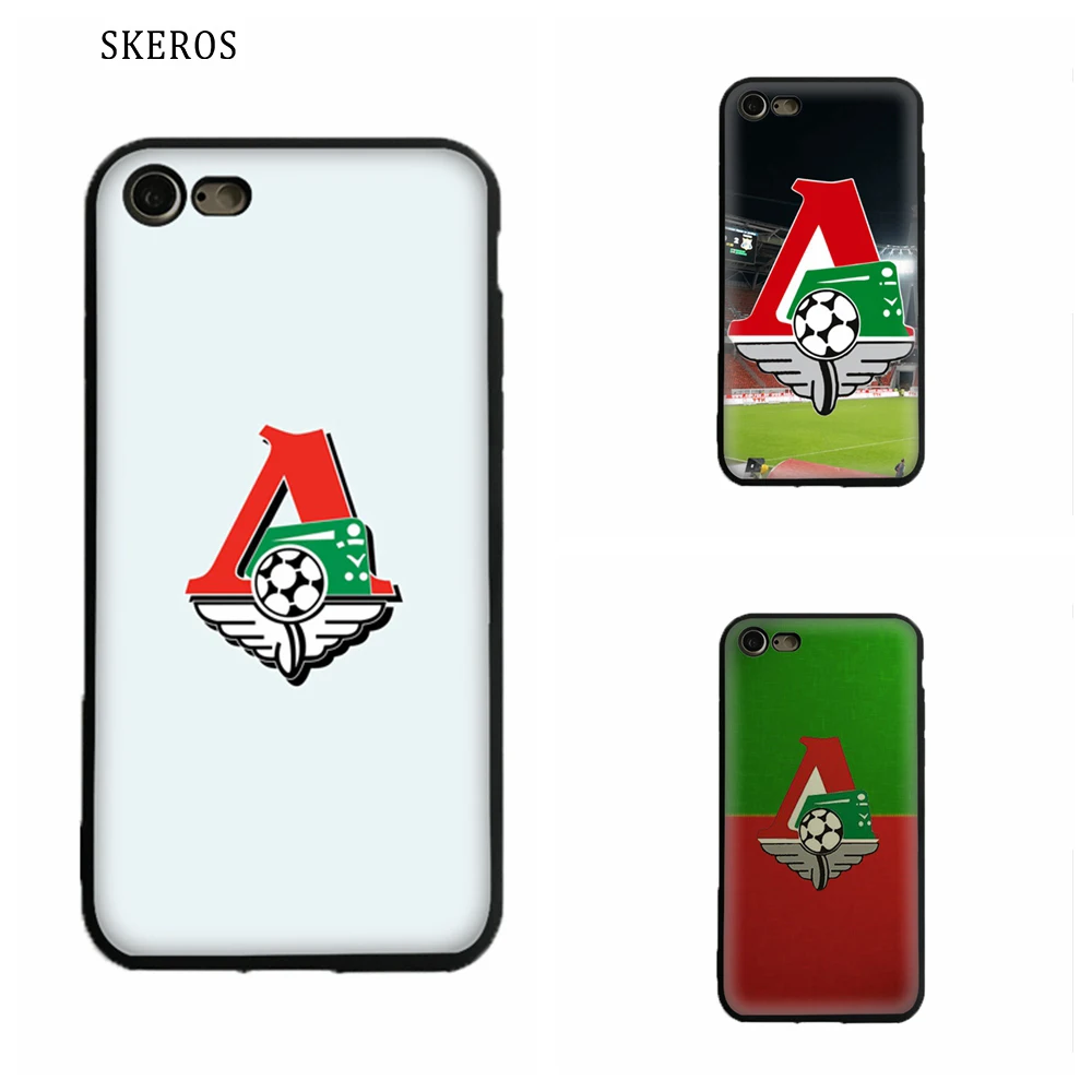SKEROS lokomotiv Moscow чехол для телефона из силикона и термополиуретана мягкий Apple IPhone X 5 5S