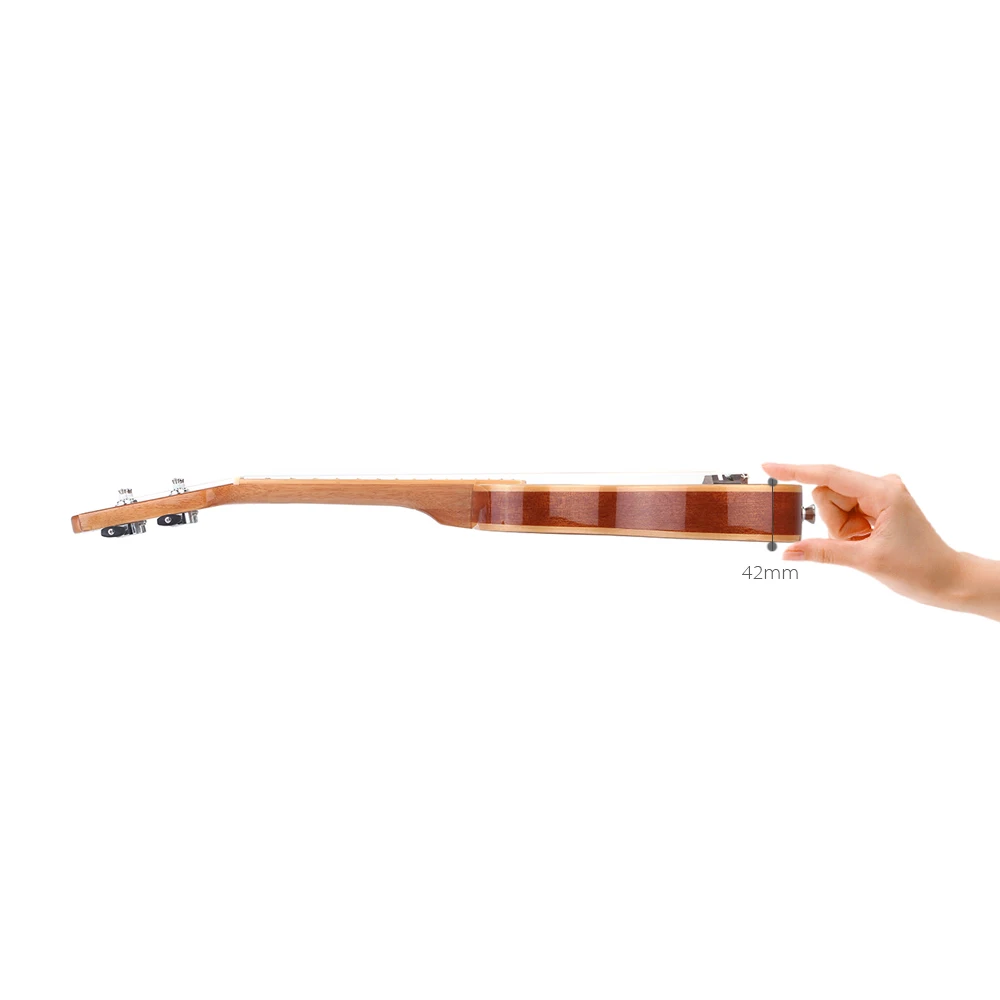 21 "Ukelele сопрано укулеле ель 42 мм тонкий дизайн красного дерева гриф глянцевая