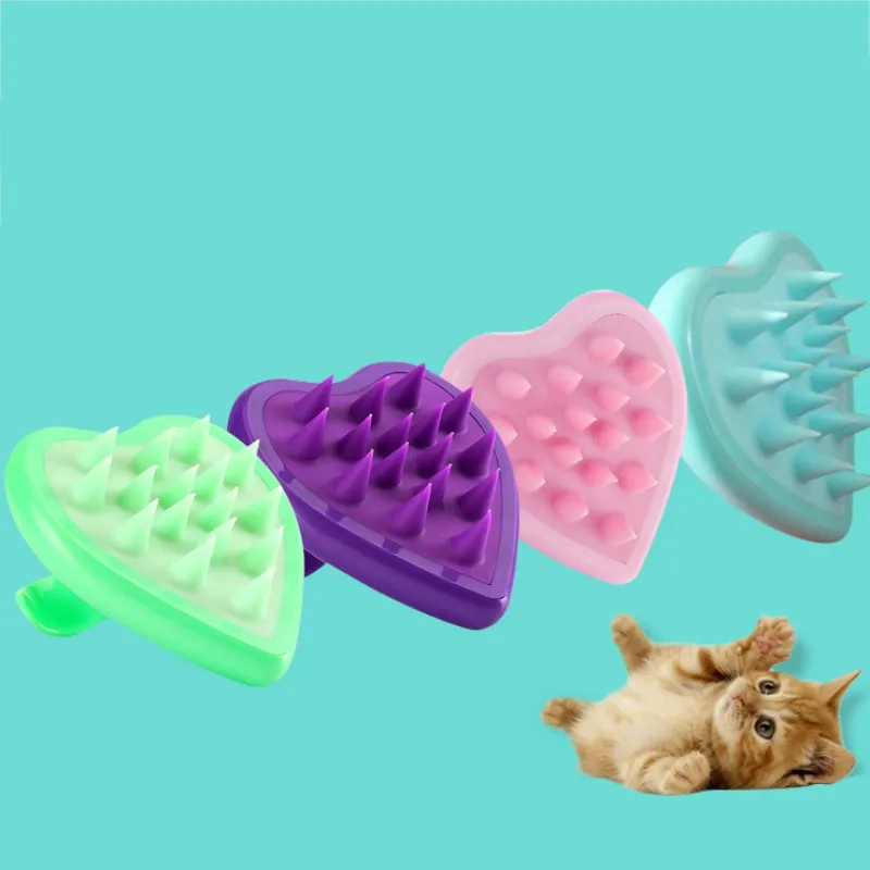 Многофункциональная силиконовая расческа для ванной удаления распущенных волос