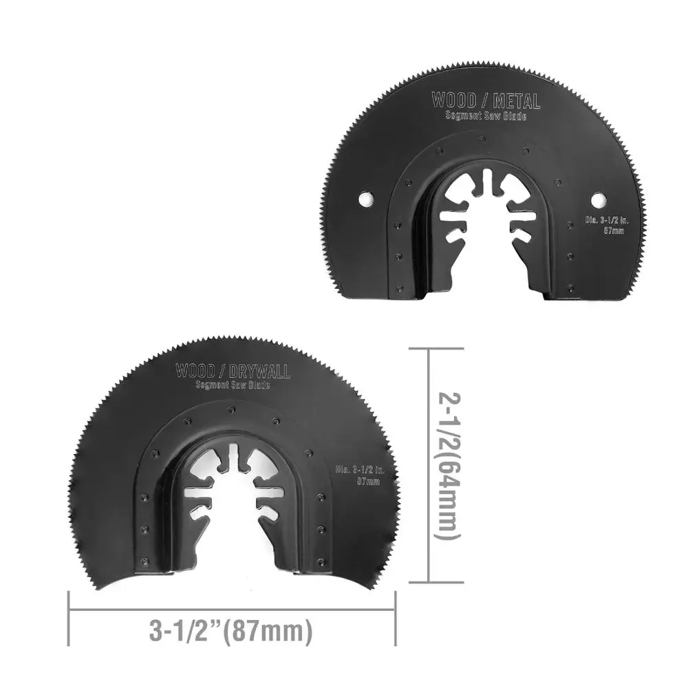 WORKPRO 23PC Multi Oscillating Saw Blade for Metal/wood Quick Release Blades Set CRV |