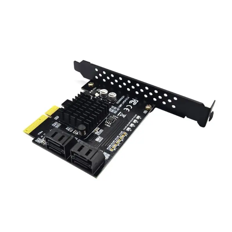SATA 3,0 карта расширения для PCI-E 4 порта 6G высокоскоростная карта адаптера 88SE9230 RAID карта