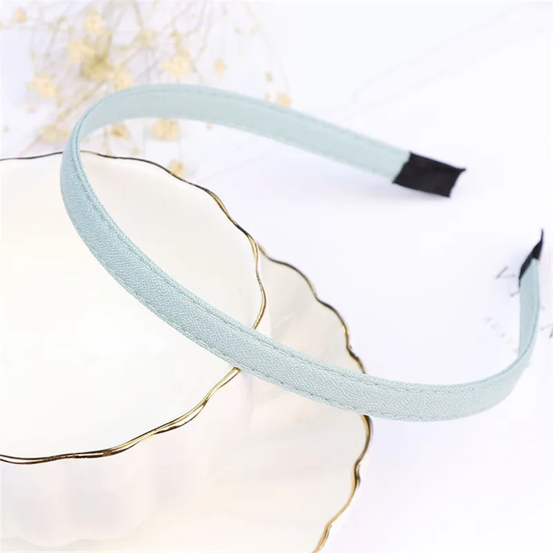 Ободок для волос женский однотонный 9 цветов| |