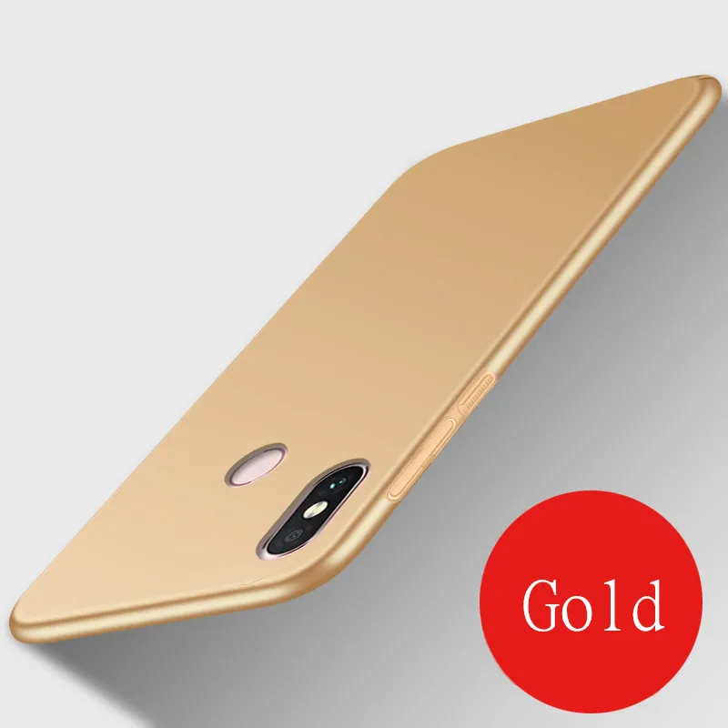 gold Xiaomi mi x 2s чехол-накладка mi x2s задняя крышка Жесткий защитный черный чехол coque MOFi xiaomi mi x 2s Чехол - Цвет: gold