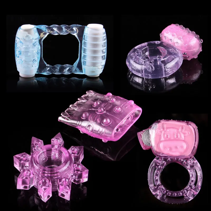 5 шт./упак. Силиконовое кольцо пенис вибро для пениса секс продукт мужчин|vibration ring