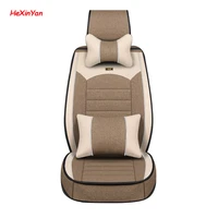 hexinyan universal flax car seat covers for dodge all models caliber ram caravan aittitude journey auto styling accessories