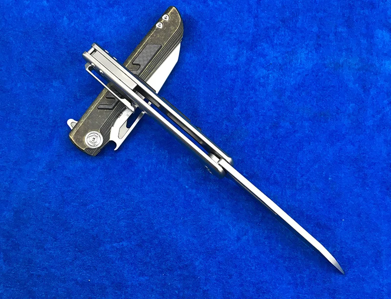Складной нож CH BUTCHER 2 Flipper клинок S35VN с подшипником шарикоподшипником ручка из