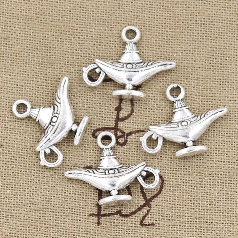 15 шт. подвески для рукоделия 22x18 мм|charms jewelry making|making pendantaladdin lamp charm |