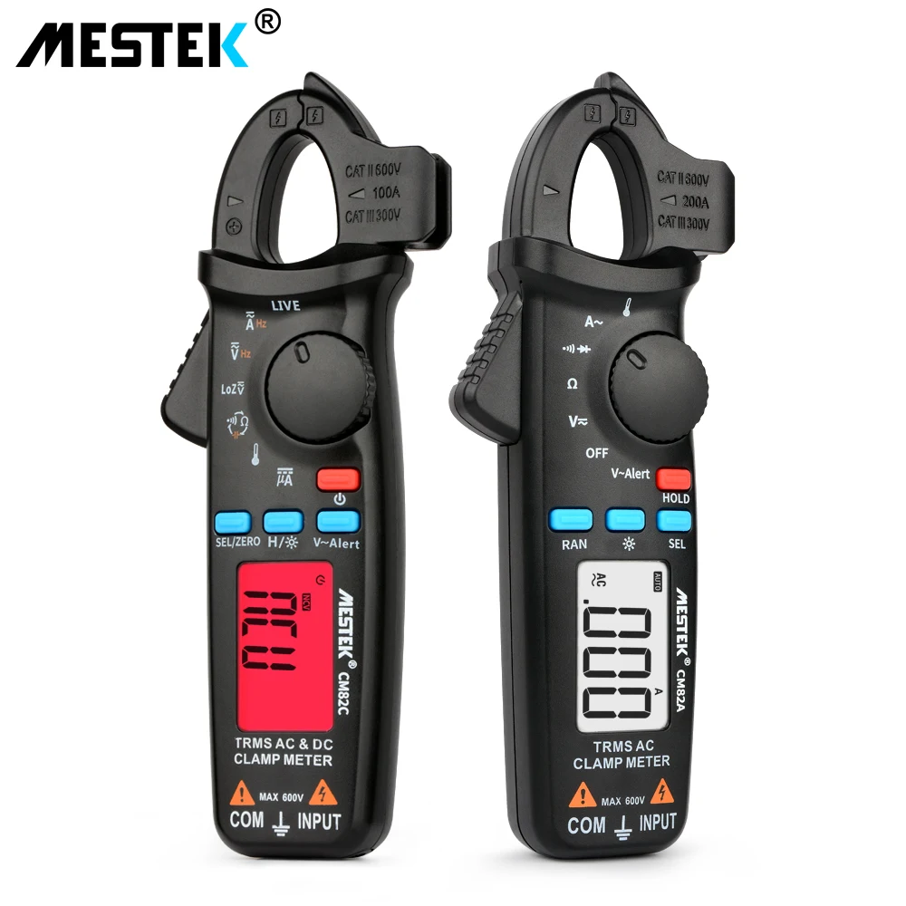MESTEK CM82A/CM82B/CM82C автоматический клещи Pince Multimetre AC/DCpinza Amperimetrica цифровой