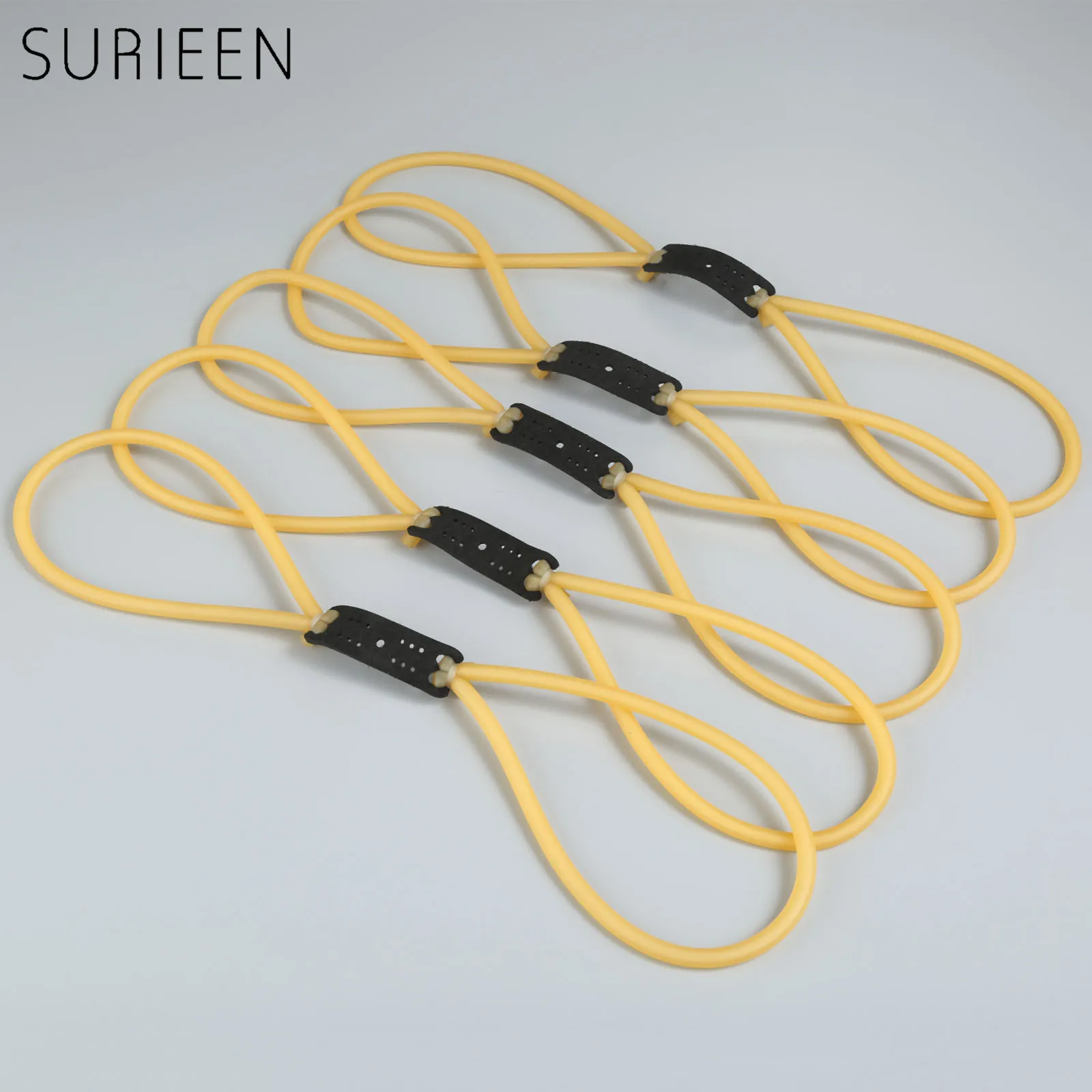 

Резиновая лента SURIEEN для рогатки, 5 шт./Лот, практичная эластичная резинка из натурального латекса, полиэстеровый пакет 2055 для рогатки-катапульты