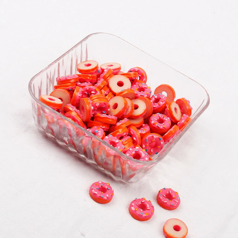 AHB Resin Candy Donut Handmade Accessories HairClip Making Supplies Drawstring Pouch for DIY Crafts Scrapbook Materials | Дом и сад