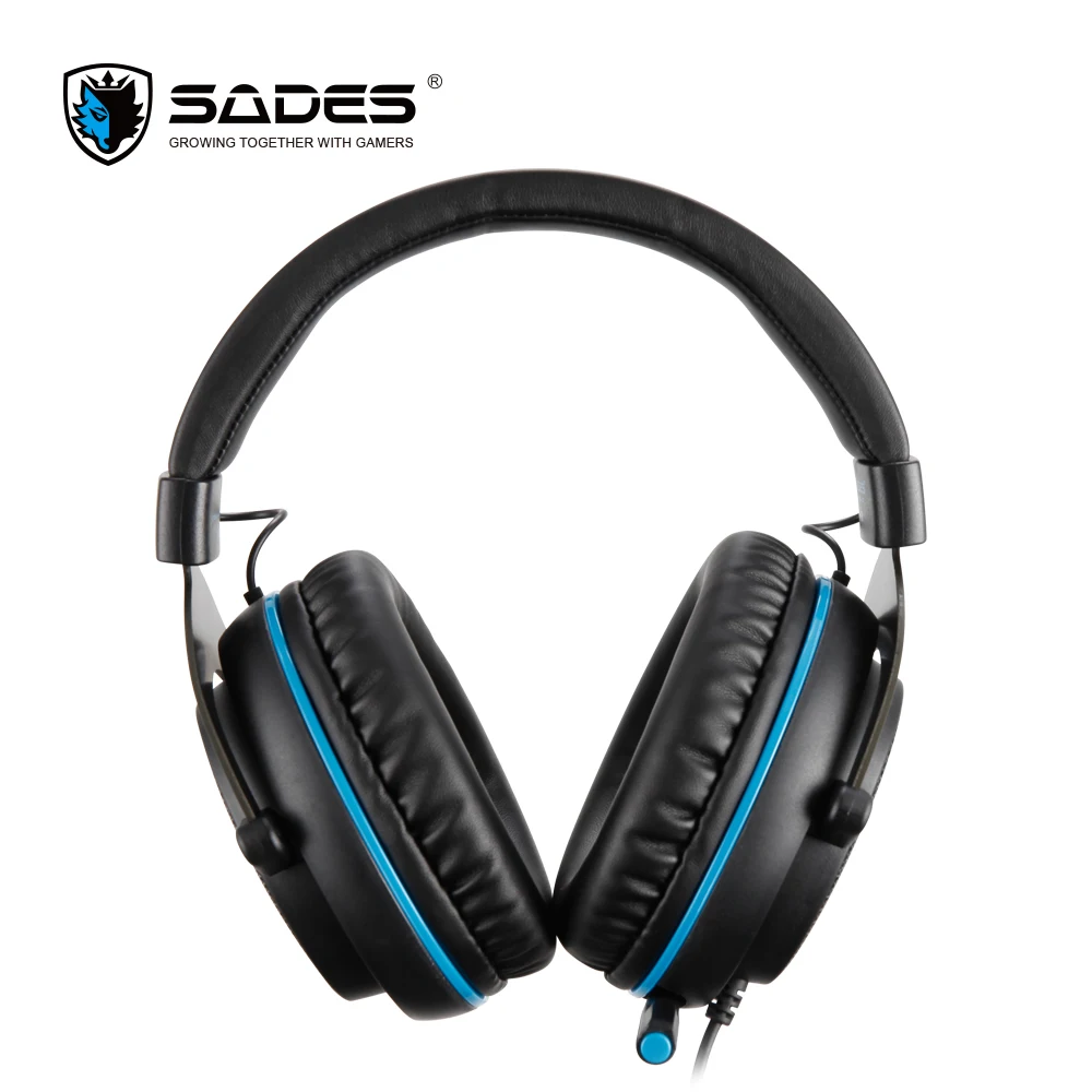 SADES R3 игровая гарнитура 3 5 мм бас объемный звук наушники с y адаптером для PS4/Xbox
