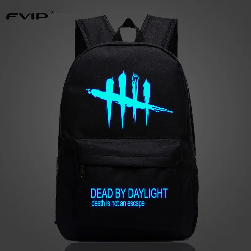 Крутая игра рюкзак Dead By Daylight светящиеся рюкзаки для подростков школьная сумка дорожные сумки