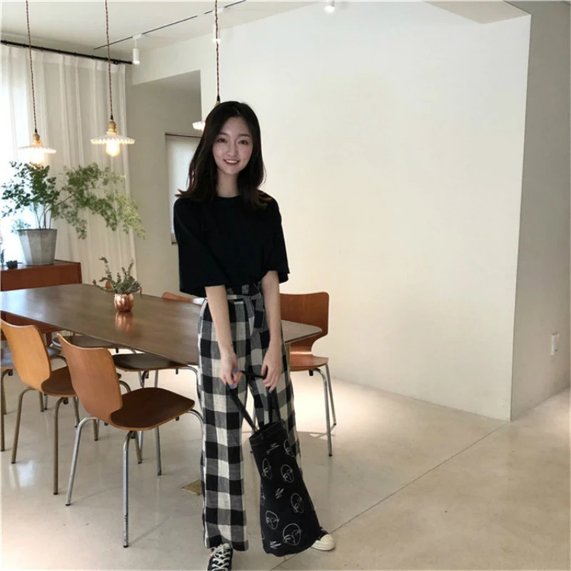KYMAKUTU Casual Solid All Match T Shirts Short Sleeve O Neck Tee Shirt Femme Poleras Mujer Women Clothing Summer White Tops 2018 | Женская