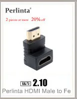 Perlinta HDMI TO VGA с аудио кабель и дополнительные USB Адаптеры питания, позолоченные высокого-Скорость 1080 P HDMI конвертер VGA адаптер