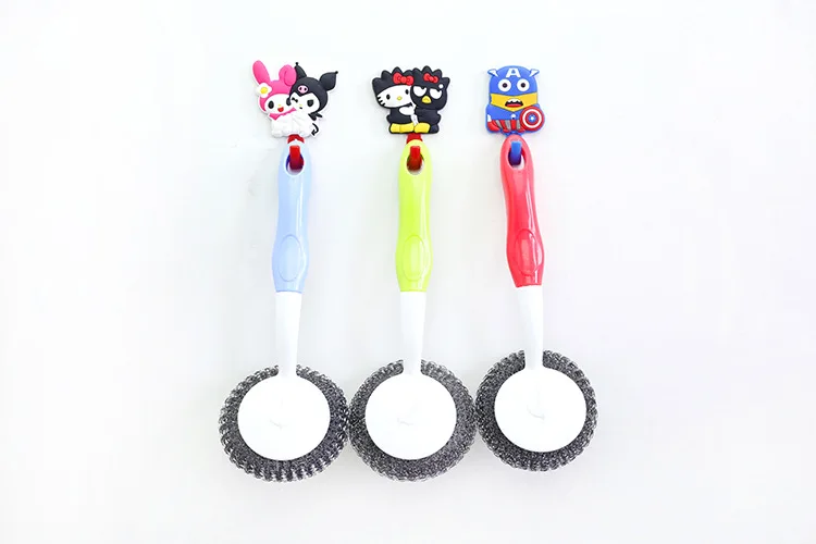 Креативная стальная щётка для мытья посуды Xiguo Pot Pan brush Scrubber Cleaner Tool кухонные