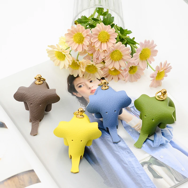 1 шт. полуфабрикат ручной работы козья кожа брелок брелки для ключей