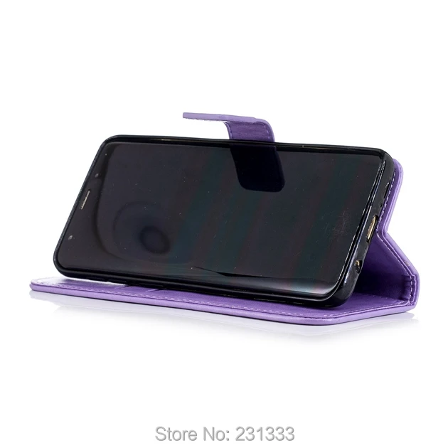 Кожаный чехол-кошелек C-ku с алмазным цветком для Samsung Galaxy S8 S9 PLUS J3 2017 J5 J7 A3 A5 S5 S6 S7 EDGE