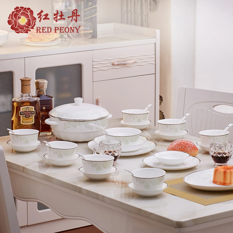 Набор посуды миска 10 блюд в европейском стиле бытовая керамическая посуда