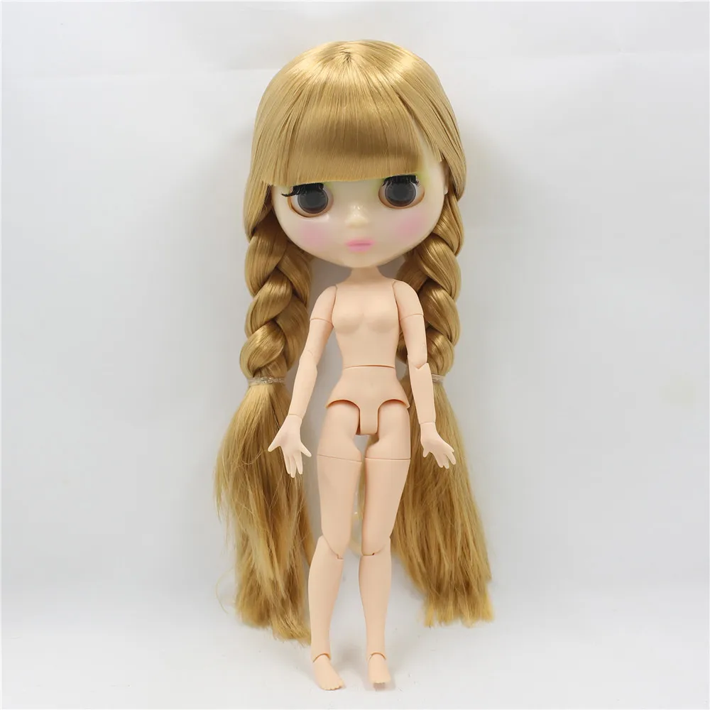 Ледяная фабрика Blyth кукла шарнир тело bjd игрушка светлые волосы прозрачное лицо подарок 1/6 30 см голая кукла