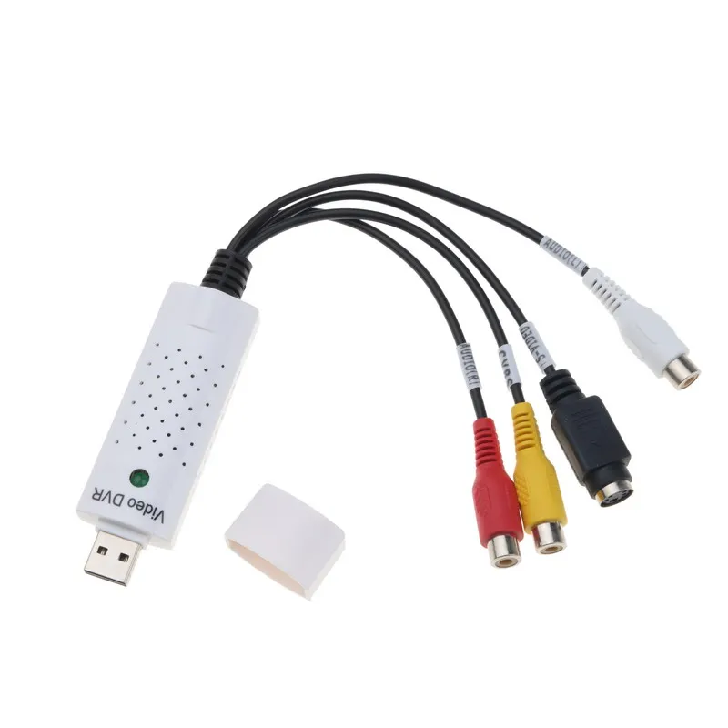 USB кабель Kebidumei для видеозаписи 2 0 простой в использовании адаптер ТВ DVD VHS DVR|Карты