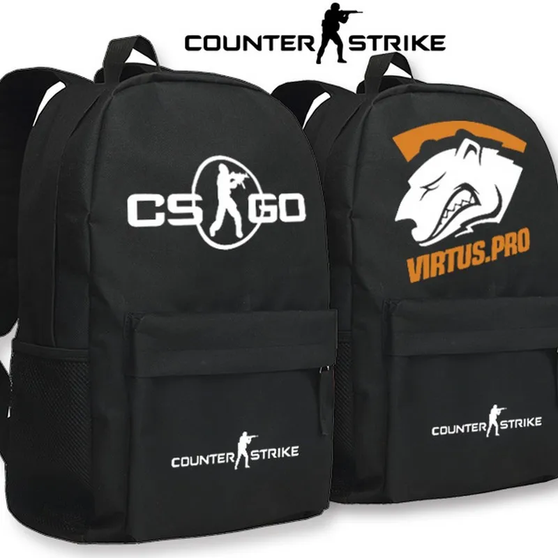 MeanCat счетчик Страйк OL CSGO Наплечные рюкзаки Virtus Pro CS GO сумки для ноутбука студентов