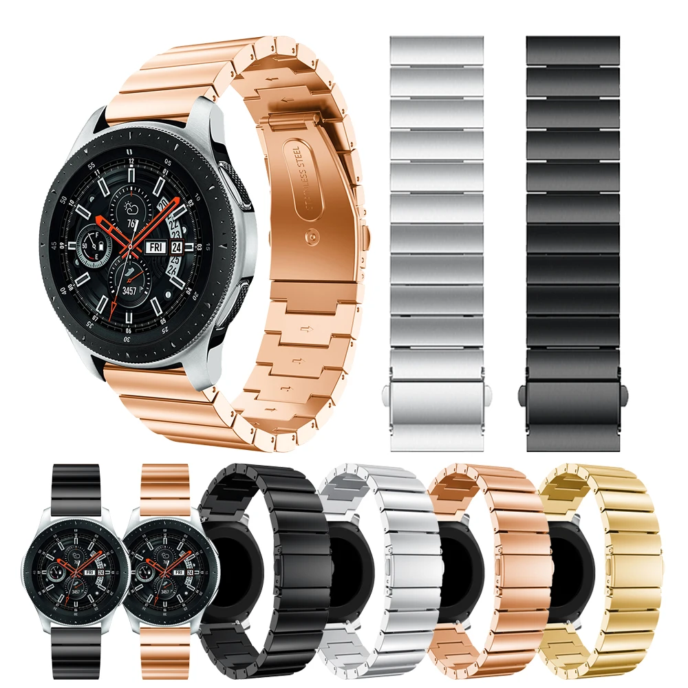 22 мм Роскошный Смарт-ремешок из нержавеющей стали 316L для Samsung Galaxy Watch 46