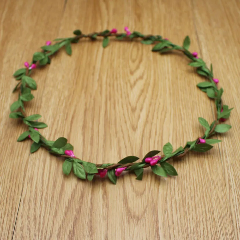 1 шт./лот вечерние цветочные повязки для волос пластиковые ягоды ткань головной