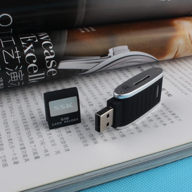 2017 USB Топ Мода Drive cardreader ССК Usb2.0 высокое Скорость SIM Reader для чтения и записи gsm карты