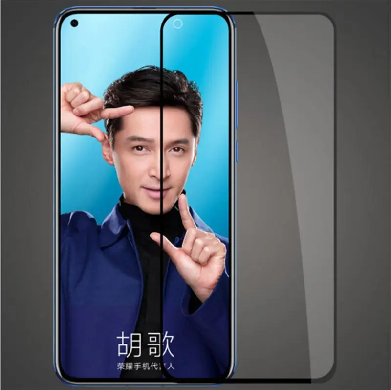 3D полноклеевое закаленное стекло для Huawei Honor V20 полноэкранное покрытие Защитная