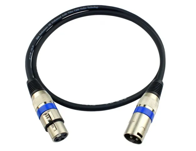 XLR кабель штекер-гнездо M/F аудио для микрофона микшер TPE материал + OFC медь
