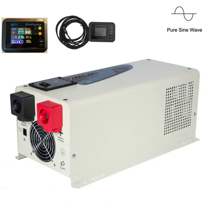 High reliable and cost-effective uninterruptable power supply (UPS) DC to AC inverter 3000W with external LCD display | Обустройство