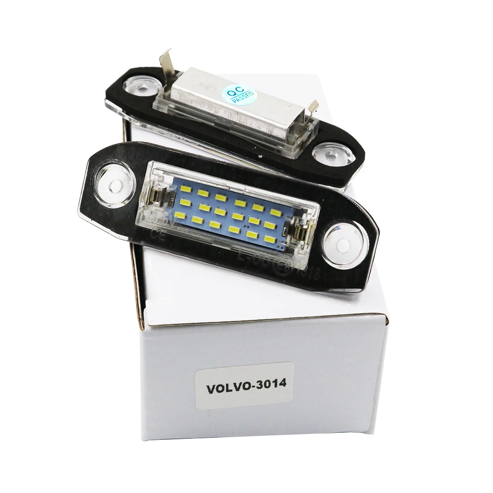 YSY 2pcs canbus 18 светодиодный светильник номерного знака автомобиля для Volvo S80 XC90 S40 V60