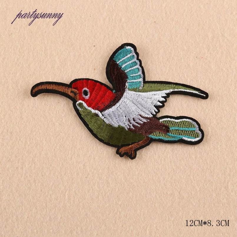 Качество Товаров Птицы Вышивка Патчи Ручные Швейные Мода Полосой Одежда