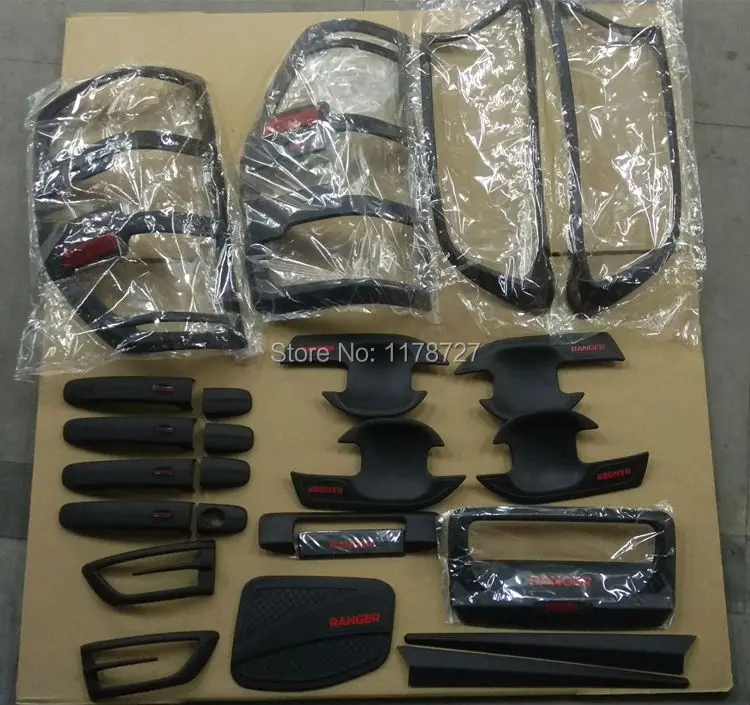

Бесплатная доставка 2015 + RANGER T7 Передняя Задняя лампа кожух ручки крышка чаши Задняя Крышка багажника аксессуары Полный комплект