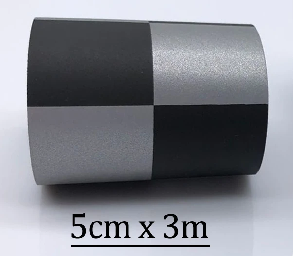 5cmx3m 3M Silver Reflective Tape TC Fabric Sew on clothing - Цвет: 5cmx3m