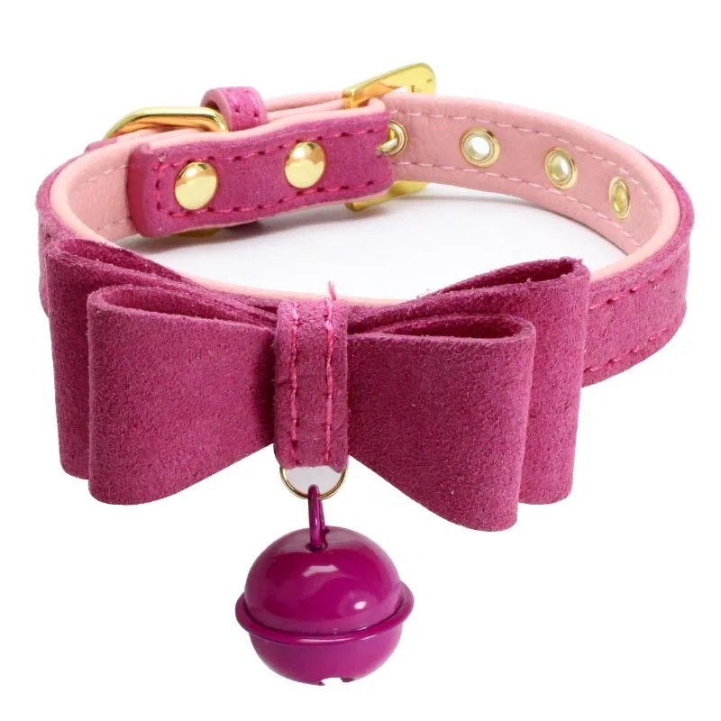 Модный ошейник для питомца кошки бархатный галстук-бабочка ошейники котенка