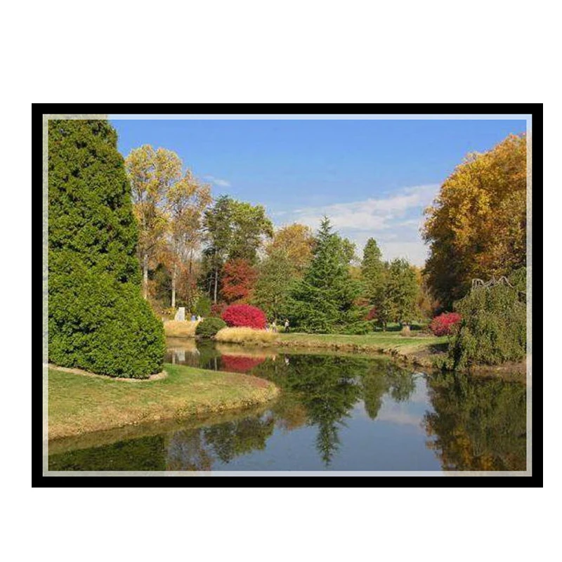 

Golden panno,Needlework,Embroidery,DIY Landscape Painting,Cross stitch,kits,14ct Nature art Cross-stitch,Sets For Embroidery