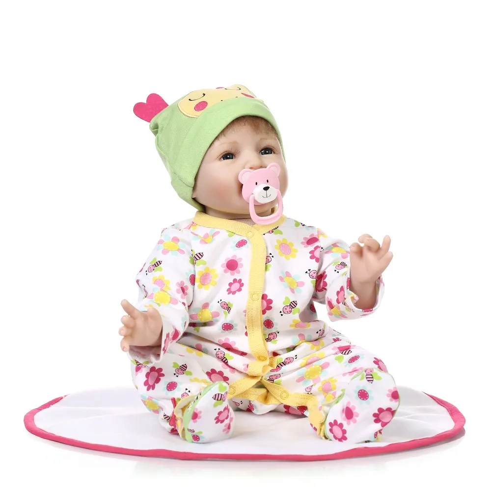 55 см Силиконовые Reborn куклы Baby живой реалистичный Boneca Bebe реалистичные настоящая