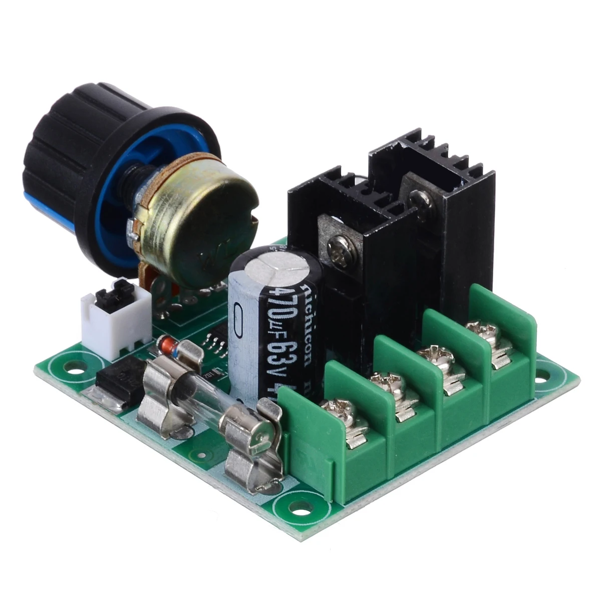 

Adjustment DC Motor Speed Controller 12V-40V 10A PWM Electrical Motor Speed Controller Dimmer Voltage Regulator with Knob