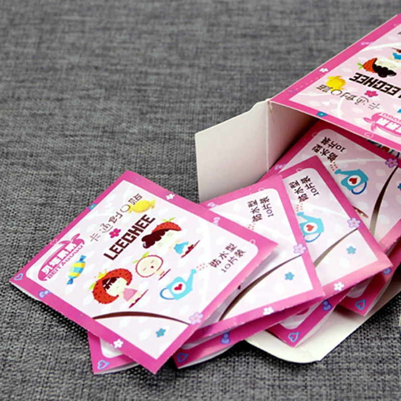 игрушки 100 шт Baby Care Водонепроницаемый дышащий мультфильм Band Aid гомеостатический