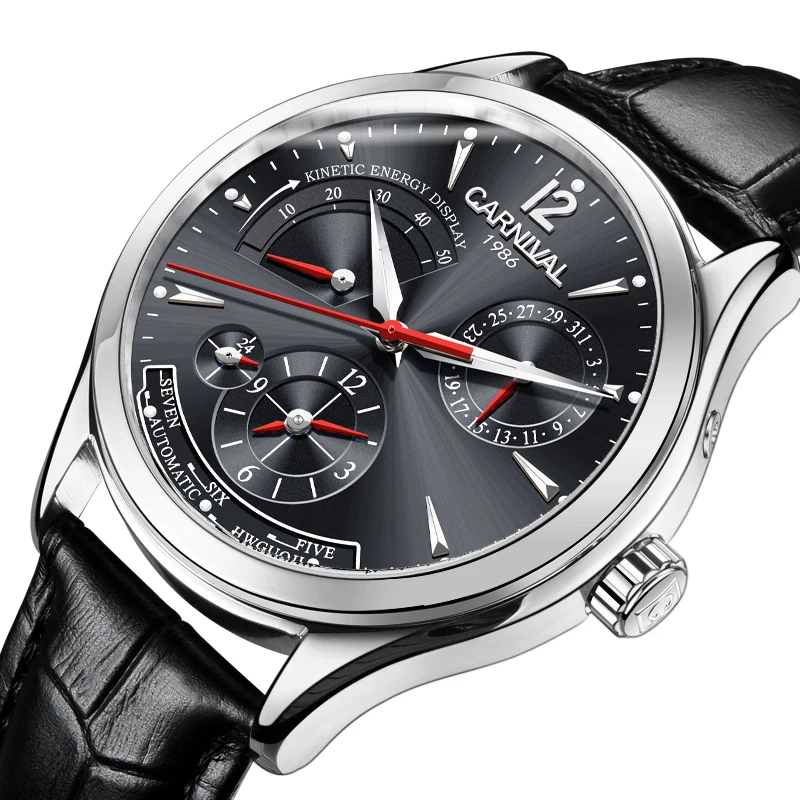 Relogio masculino Carniva брендовые роскошные часы для мужчин сапфир reloj hombre светящиеся