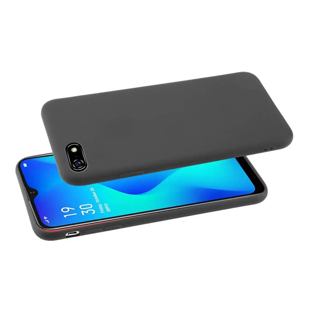 Чехол для OPPO Realme XT черный мягкий матовый чехол из ТПУ A1K A 1K OPPOA1K CPH1923 | Мобильные